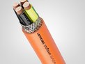 EMC-skärmad kabel med fläta av förtent koppartråd