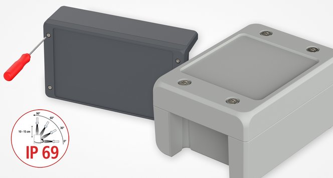 Bocube Alu S – modernt designad elektronik- och industrikapsling med lockskruvar Bocube Alu S – modernt designad elektronik- och industrikapsling med lockskruvar